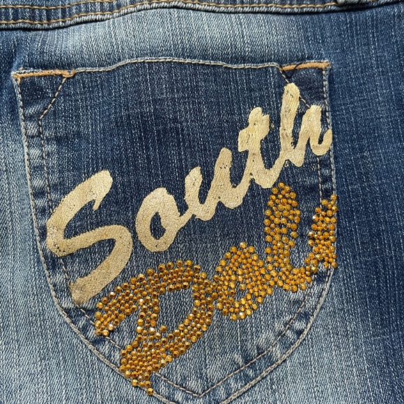 Juniors Southpole Denim Short Shorts - Picture 4 of 11